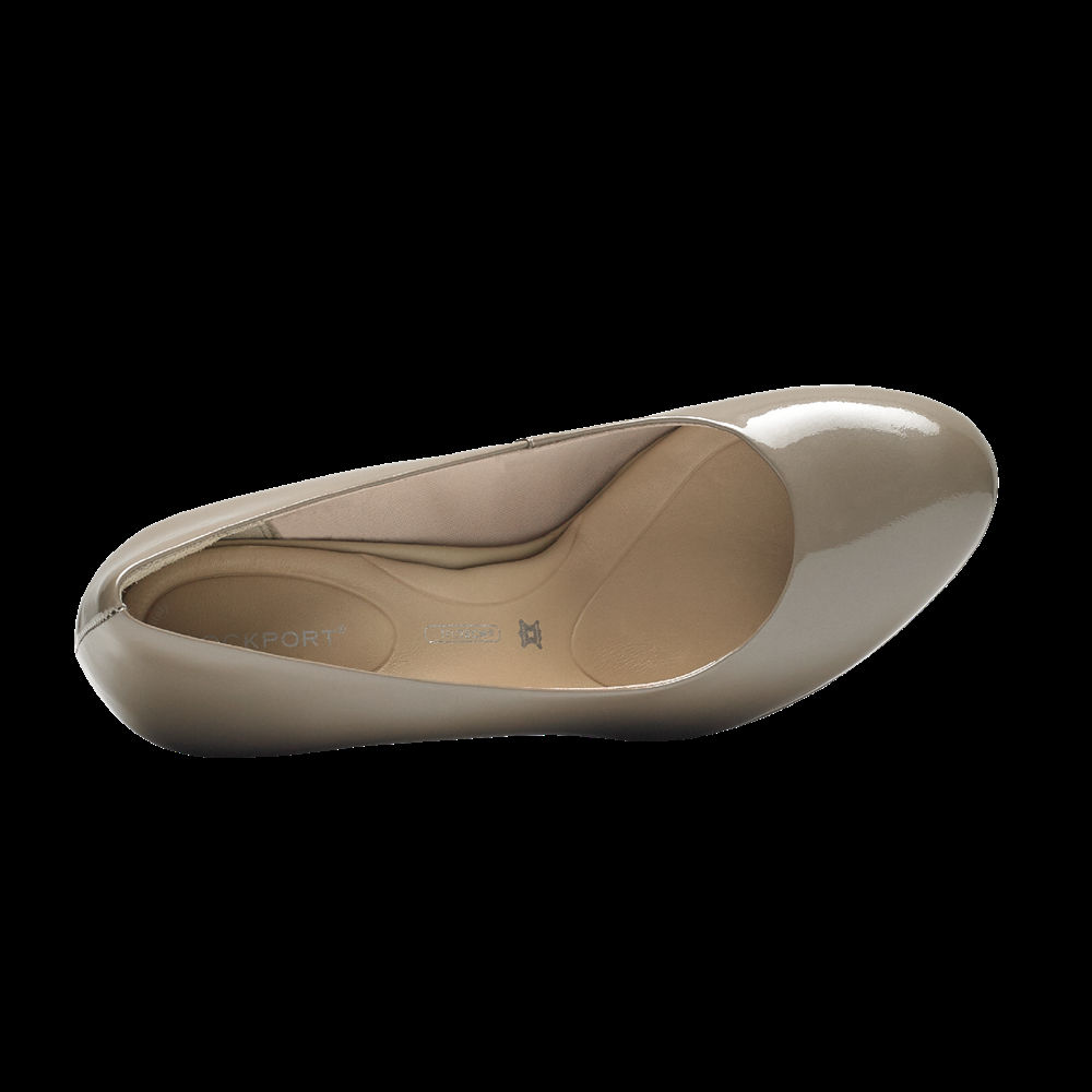 Zapatos De Tacones Rockport Mujer Mexico - Seven To 7 Ally Plain Grises - XSFBD5789
